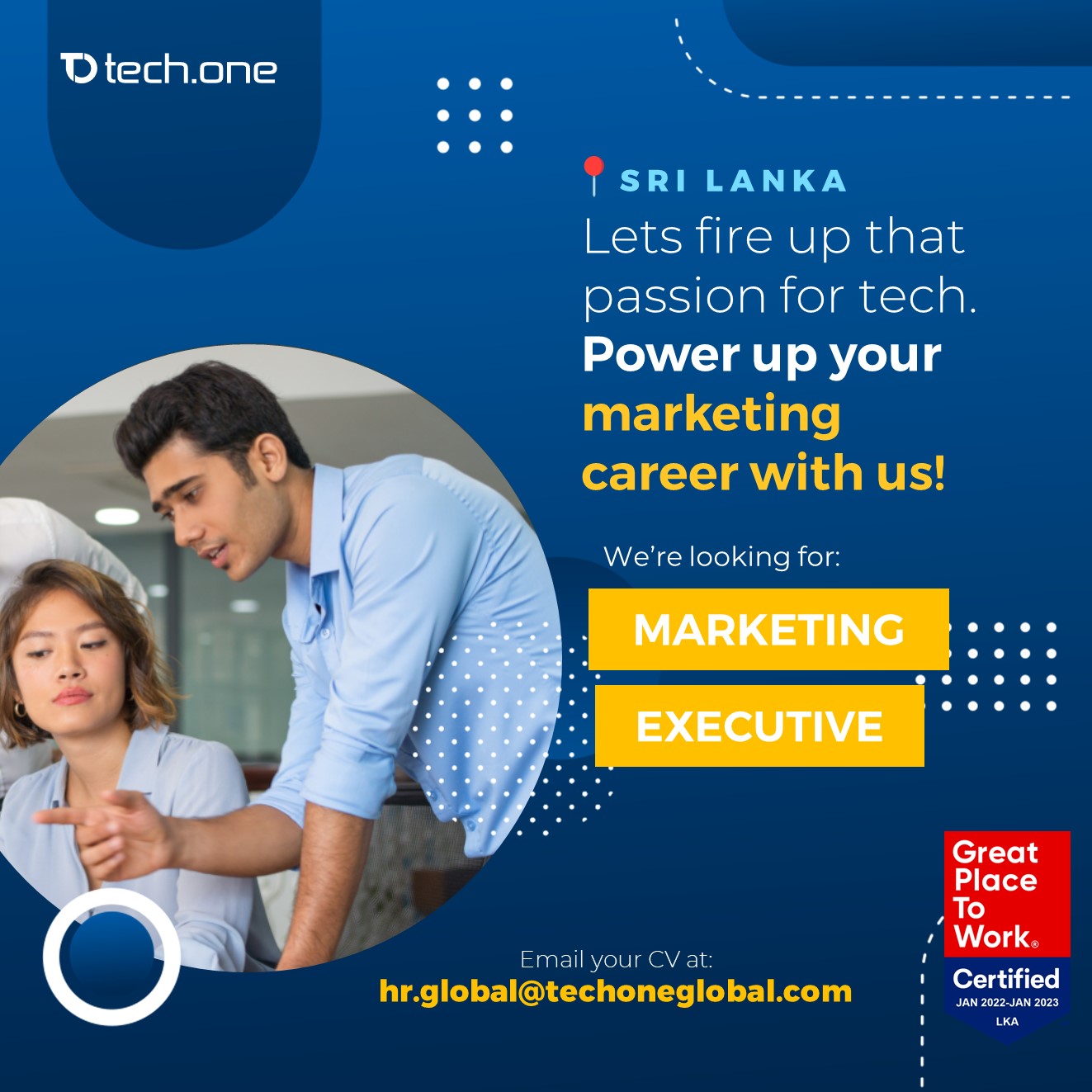 Marketing Executive Tech One Global