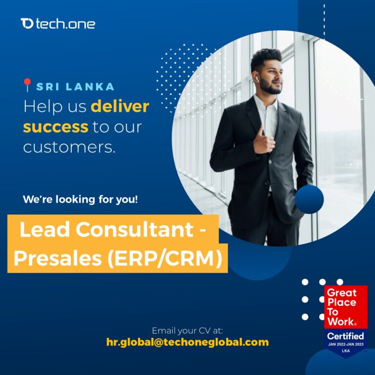 lead-consultant-presales-erp-crm-tech-one-global